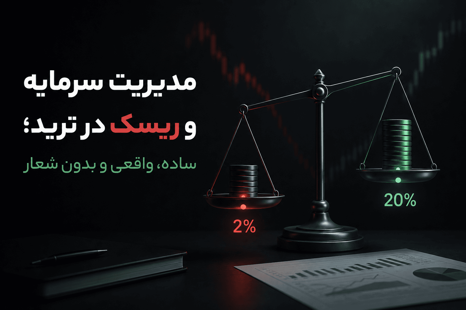 مدیریت سرمایه و ریسک در ترید؛ ساده، واقعی و بدون شعار